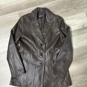 Women's Brown Leather Jacket